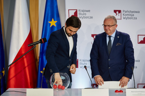 PKW przyznała w drodze publicznego losowania jednolite numery dla list kandydatów komitetów wyborczych